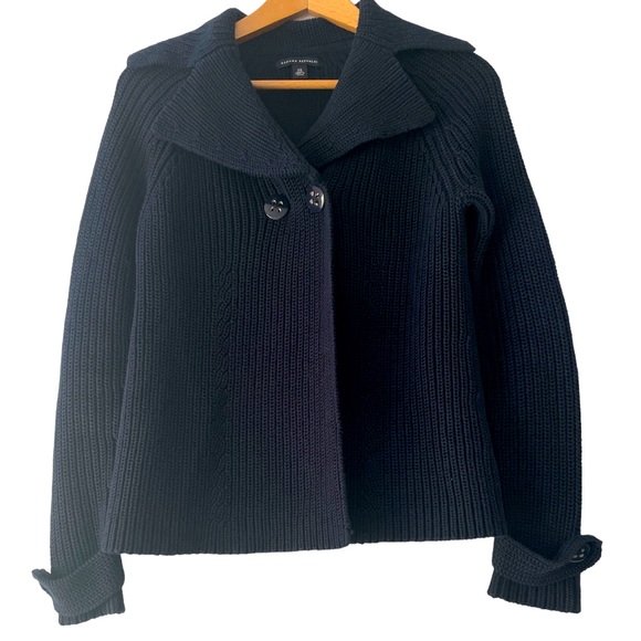 Banana Republic Sweaters - BANANA REPUBLIC Navy Blue Sweater Cardigan, sleeve button detail Size XS